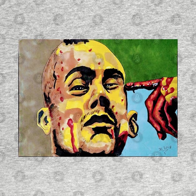 Taxi Driver - "Bang" Travis Bickle portrait (original) by StagArtStudios